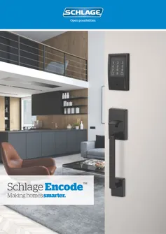 2109 Residential Schlage Encode Smart Wi-Fi Deadbolt Brochure