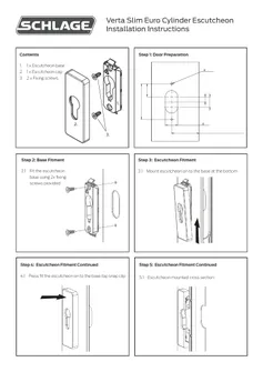 2409 Residential Schlage Verta Slim Euro Cylinder Escutcheon Installation Instructions.pdf