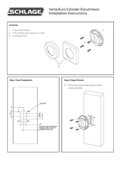 2410 Residential Schlage Verta Euro Cylinder Escutcheon Installation Instructions.pdf